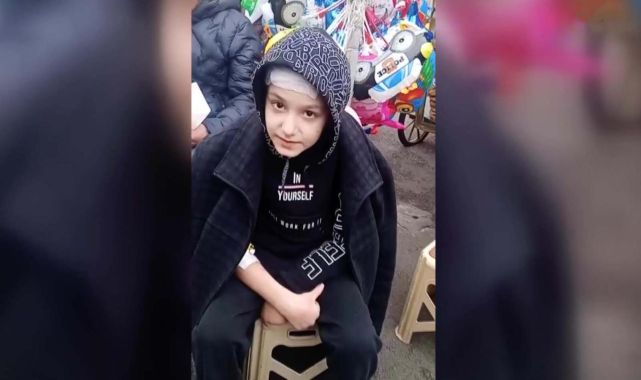 Köpeklerin saldırısında ağır yaralanan Tunahan 3 ay sonra ilk kez hastane bahçesinde