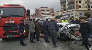 Malatya'da zincirleme kaza: 1'i ağır, 5 yaralı