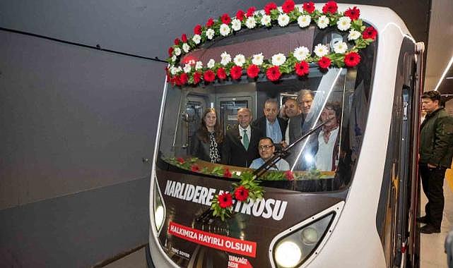 Narlıdere Metrosunda Kaymakamlık İstasyonu da açıldı