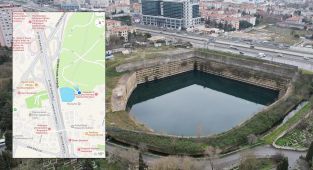 Suyla dolan inşaat sahası Google Maps tarafından göl olarak algılandı