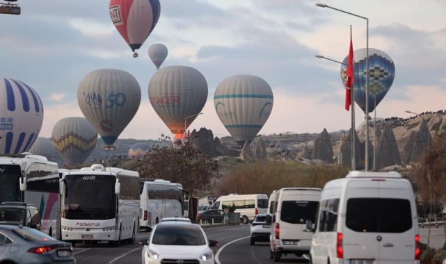 Bayram tatilinde Kapadokya'ya yoğun ilgi