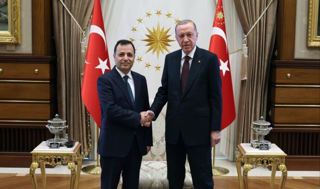 Cumhurbaşkanı Erdoğan, AYM Başkanı Arslan'ı kabul etti