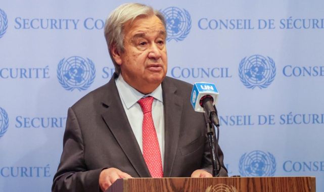 Guterres: Gazze'de 7 Ekim'den bu yana yaklaşık 250 insani yardım çalışanı öldürüldü