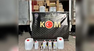 Kaçak etil alkol üreten 7 kişi yakalandı