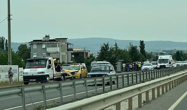 Seferihisar'da yola fırlayan yaya hayatını kaybetti.