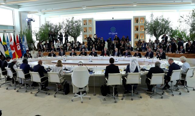 Cumhurbaşkanı Erdoğan, G7 Yüksek Düzeyli Oturumu'na katıldı