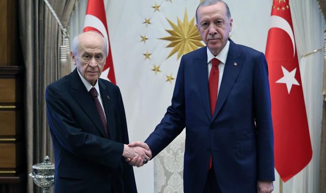 Cumhurbaşkanı Erdoğan MHP Genel Başkanı Bahçeli ile görüştü