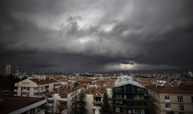 Meteoroloji'den gök gürültülü sağanak uyarısı