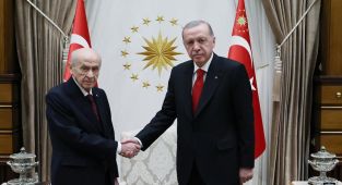 Cumhurbaşkanı Erdoğan, Bahçeli'yi kabul etti