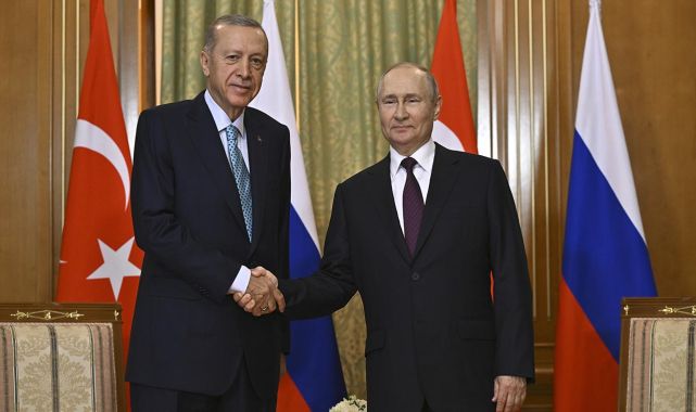 Gözler Cumhurbaşkanı Erdoğan Putin görüşmesinde