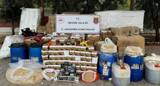 Mersin'de sahte ilaç üretip satan 2 şüpheliye gözaltı