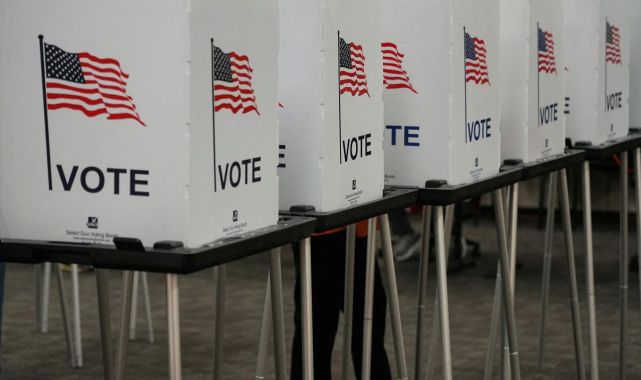 ABD'deki ankete göre seçmenlerin yüzde 48'i Harris'i, 41'i de Trump'ı destekliyor