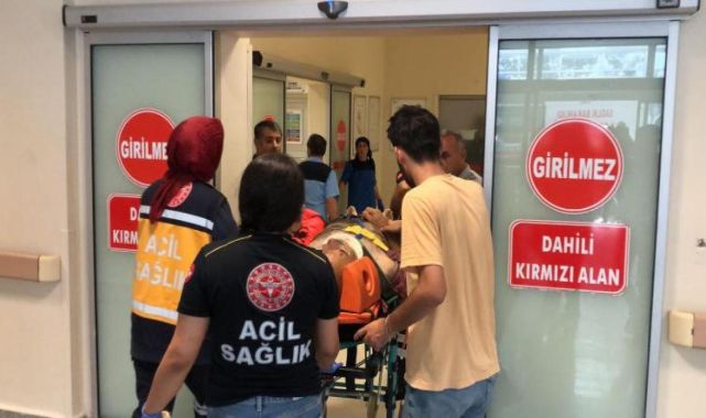 Adıyaman'da inşaatta iskele çöktü: 3 işçi yaralandı