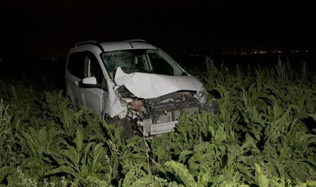 Aksaray'da hafif ticari araçla motosiklet çarpıştı: 1 ölü