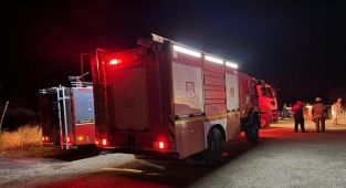 Karaburun'da orman yangını