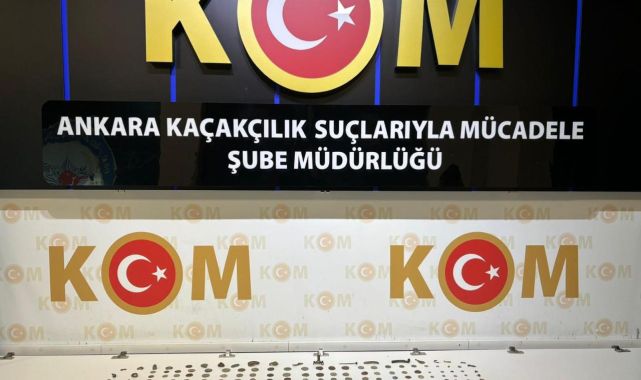 Ankara'da tarihi eser operasyonu