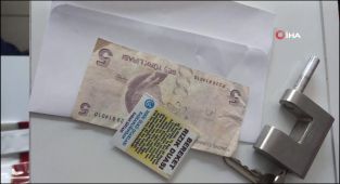 Antalya'da esnaf sabah siftahı zarfıyla şaşırdı