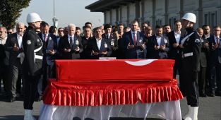 Şehit Eygi'nin naaşı Türkiye'ye getirildi