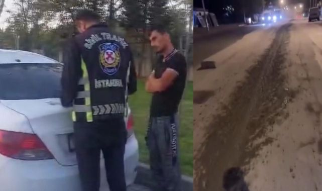 Yola beton döken sürücünün çalıştığı firmaya 106 bin lira ceza