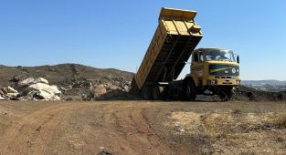 Araziye asfalt atığı döken belediyeye 1,3 milyon lira ceza