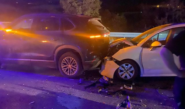 Mersin'de zincirleme trafik kazası: 7 yaralı