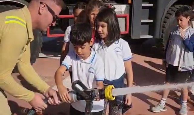 Minik ateş savaşçıları iş başında