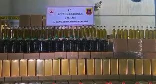 Afyonkarahisar'da 6 bin 319 litre sahte zeytinyağı ele geçirildi