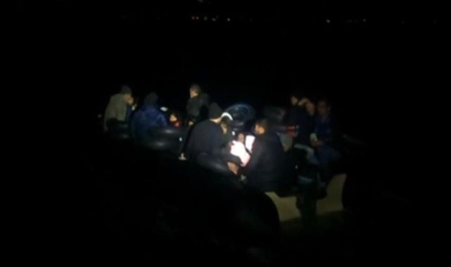 Çanakkale açıklarında 41 düzensiz göçmen yakalandı