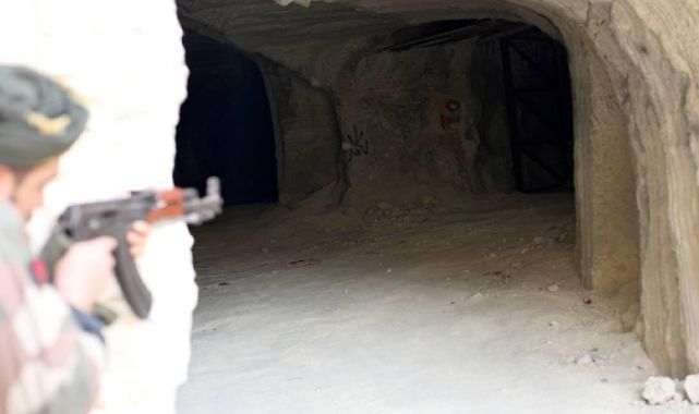 Münbiç'te devasa tünel ağı bulundu