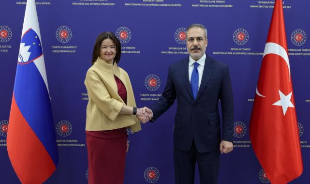 Bakan Fidan, Slovenyalı mevkidaşı Fajon ile görüştü
