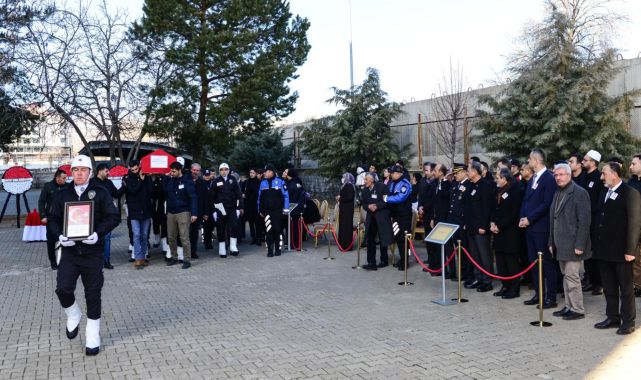 Bingöl'de vefat eden polis memuru için cenaze töreni düzenlendi