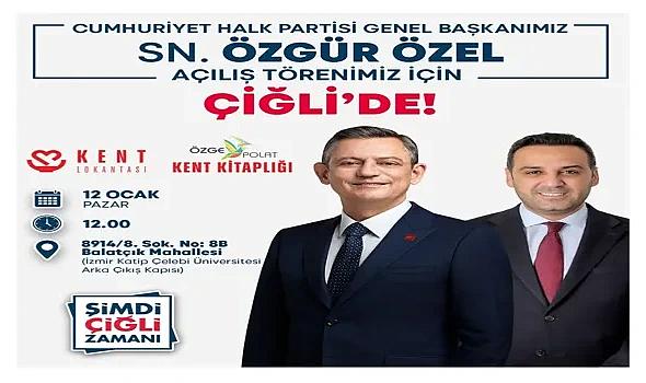 Çiğli'ye İki Yeni Hizmet: Kent Lokantası ve Kent Kitaplığı: CHP Genel Başkanı açacak