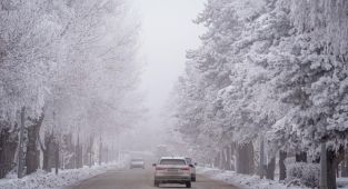 Erzurum buz kesti: eksi 34 derece