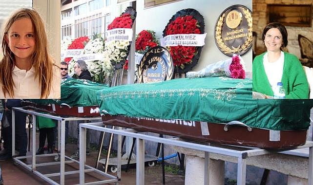 İzmir'de Büyük Acı: Yangında Ölen Anne Kız Son Yolculuğuna Uğurlandı