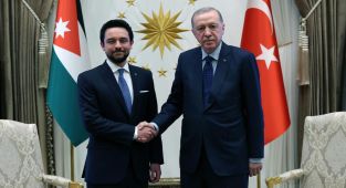 Cumhurbaşkanı Erdoğan, Ürdün Veliaht Prensi Hüseyin Bin Abdullahı kabul etti