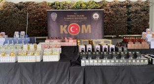 İstanbul'da 167 bin 924 şişe kaçak parfüm ele geçirildi
