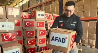 Türkiye'den gönderilen yardım malzemeleri Gazze'ye ulaştı