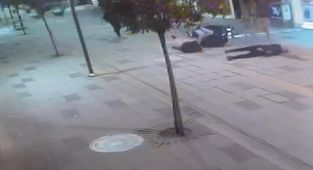 Başıboş köpeklerden kaçan motosikletlinin çarptığı yaya öldü