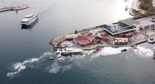 Bodrum'da motoryatta çıkan yangın hasara neden oldu