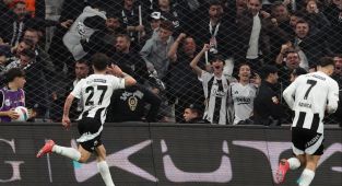 Derbide kazanan Beşiktaş