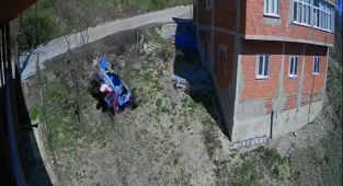 Ordu'da patpat uçurumdan yuvarlandı