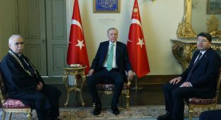 Cumhurbaşkanı Erdoğan, AYM Başkanı Özkaya'yı kabul etti