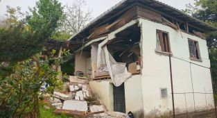 Trabzon'da evde mutfak tüpü patladı