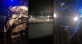 Alanya'da feci kaza, 2 kişi öldü, 7 kişi yaralandı