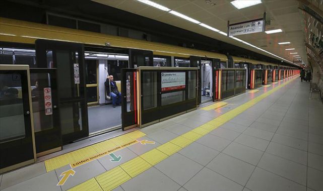 Bakırköy Kayaşehir metro hattında yangın
