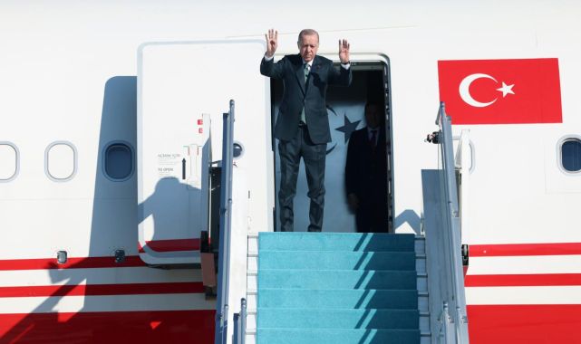 Cumhurbaşkanı Erdoğan Azerbaycan'dan ayrıldı