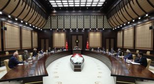 Cumhurbaşkanı Erdoğan, Cumhurbaşkanlığı Politika Kurullarının başkanvekillerini kabul etti