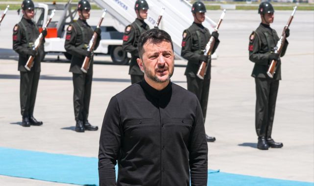 Ukrayna Devlet Başkanı Zelenski Ankara'da