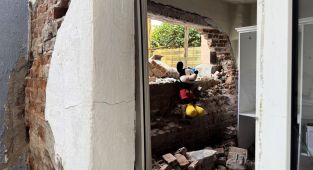 Buca tünel inşaatı nedeniyle evlerde hasar oluştu