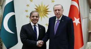 Cumhurbaşkanı Erdoğan, Şahbaz Şerif ile görüştü